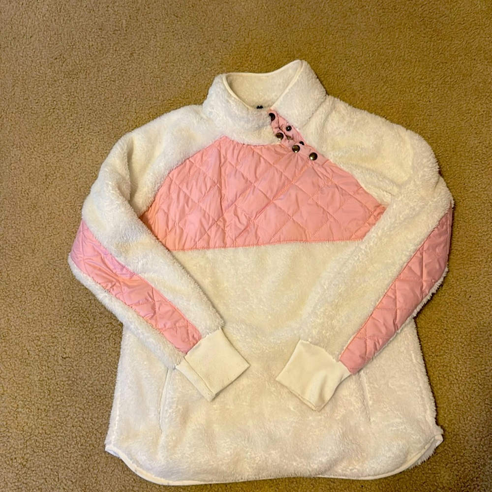 Fleece Quilted pullover